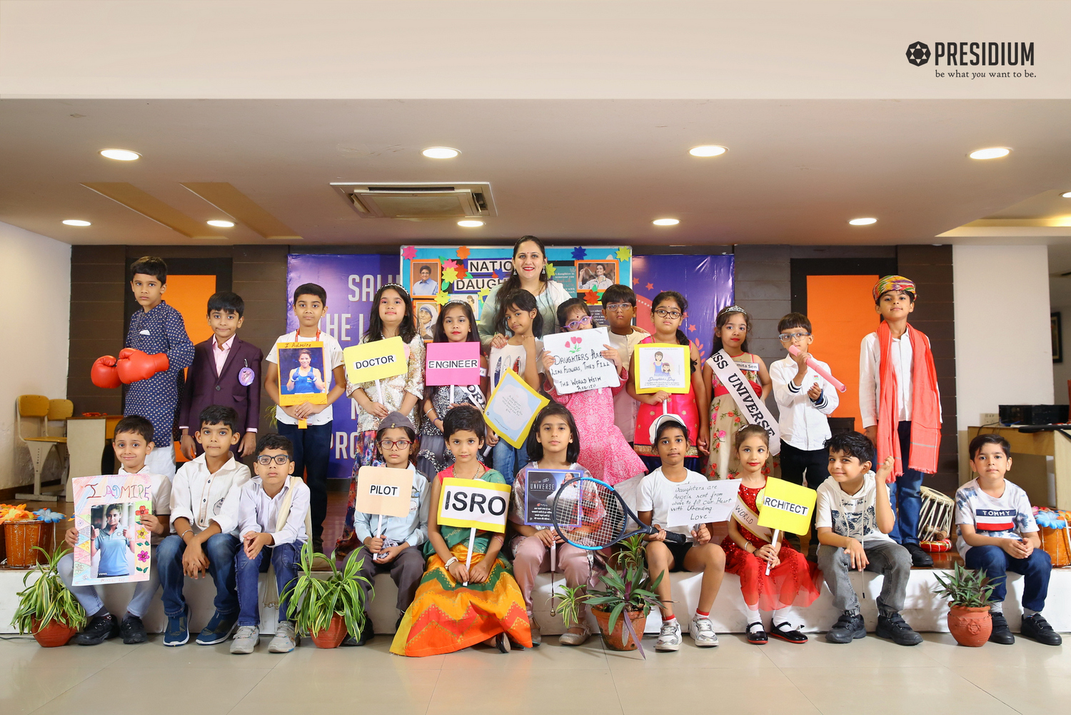 Presidium Gurgaon-57,  PRESIDIANS CELEBRATE NATIONAL DAUGHTERS DAY 2023 WITH ZEST 